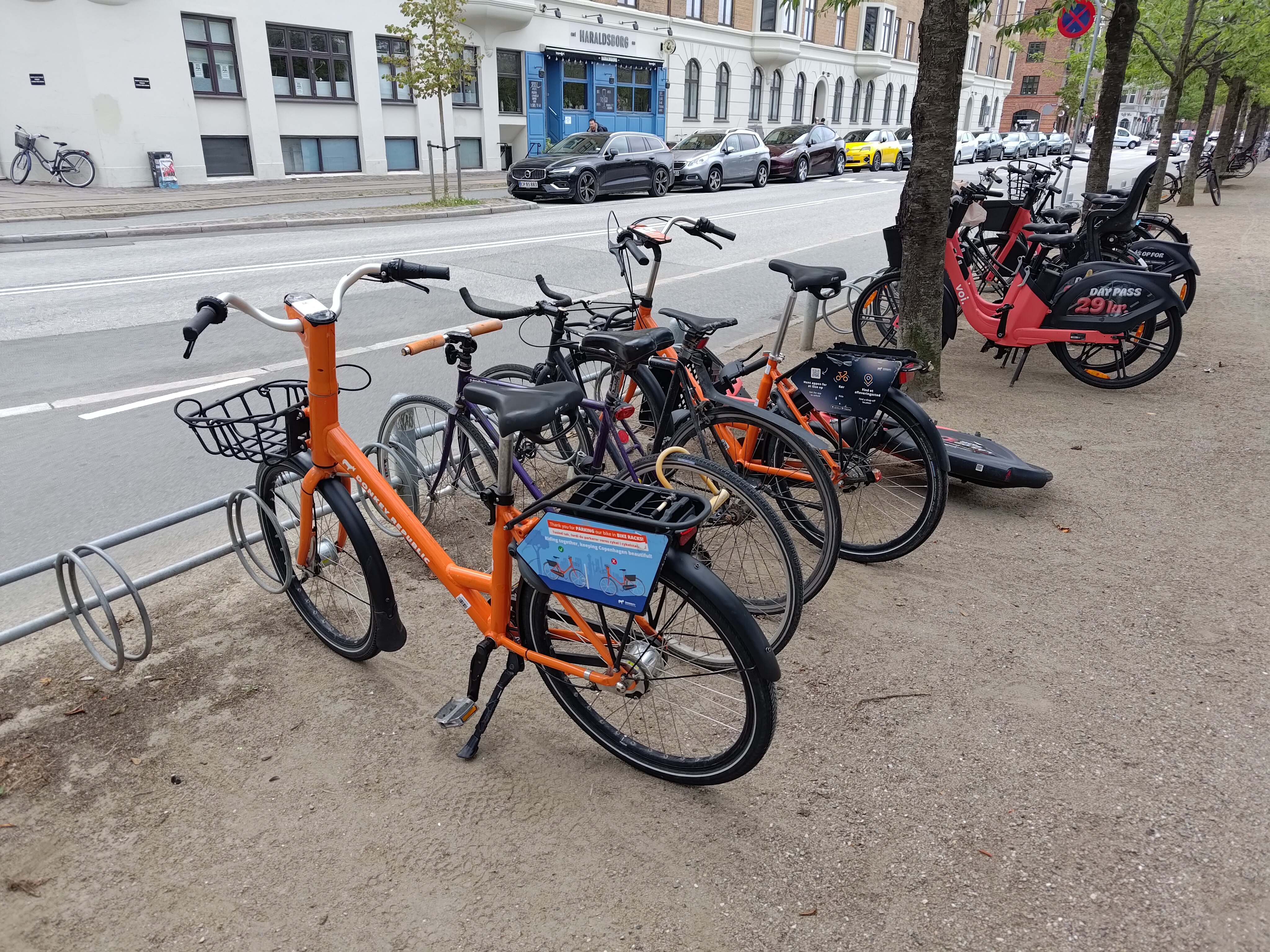 De linker fiets had ik