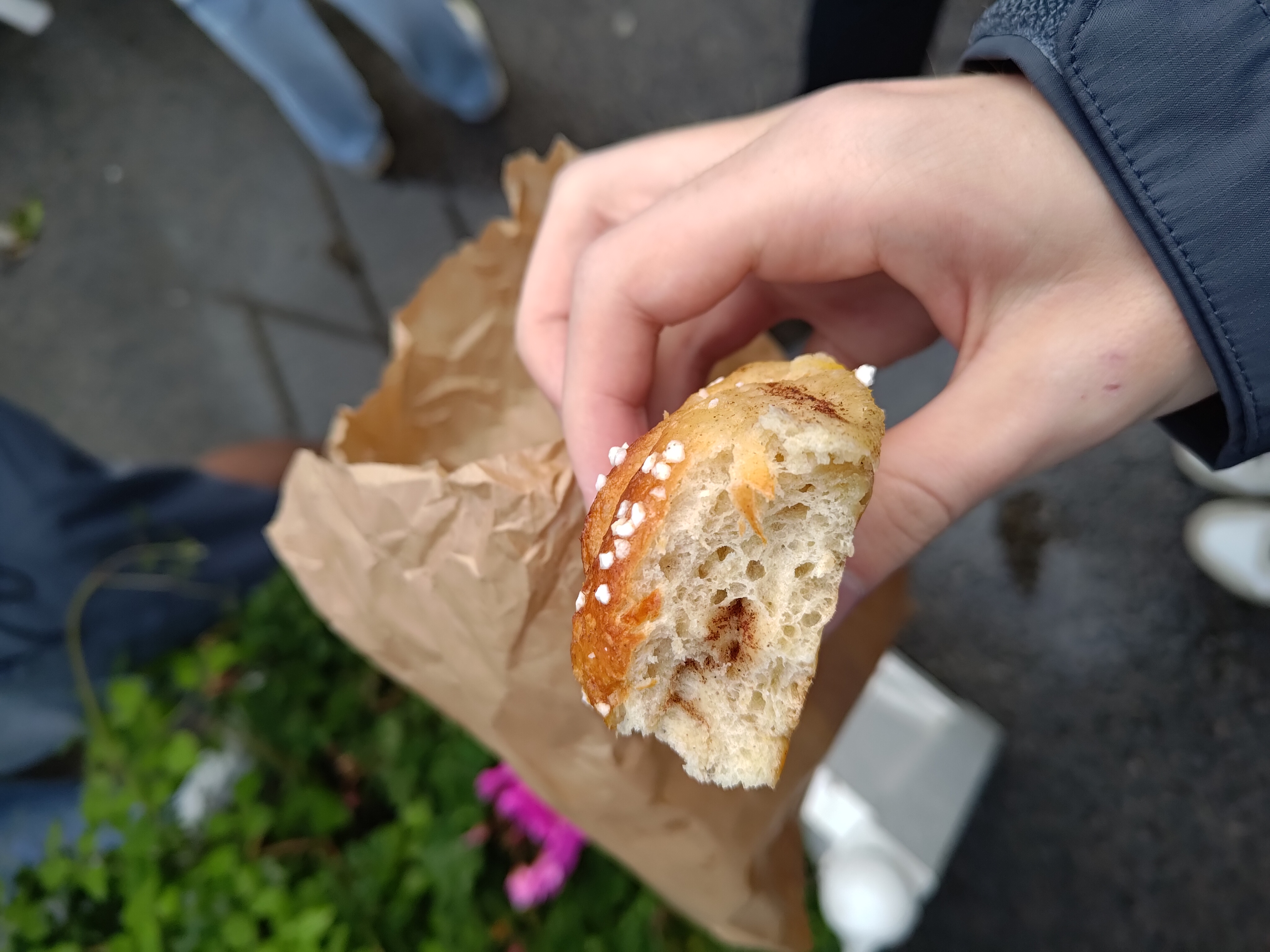 Kaneelbroodje in Vigelandsparken